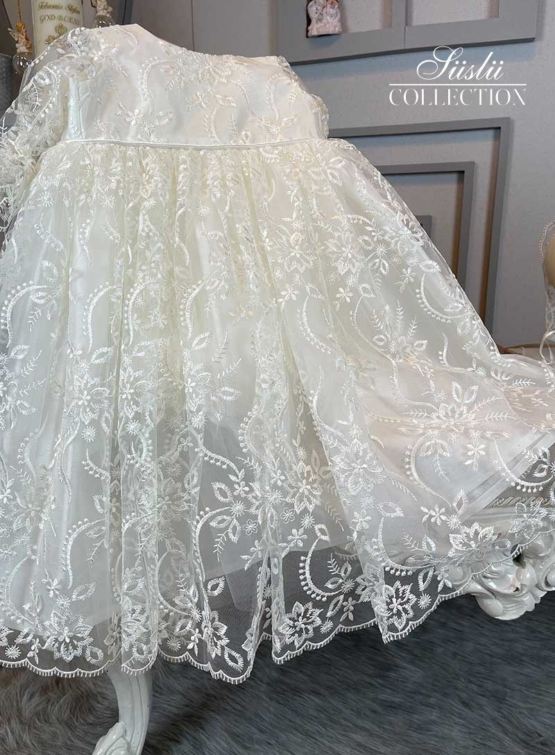tulle lace baptism dress girl 002