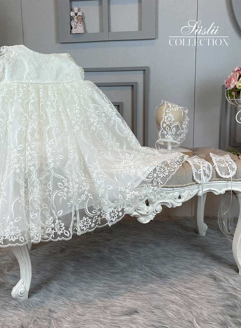 tulle lace baptism dress girl 005