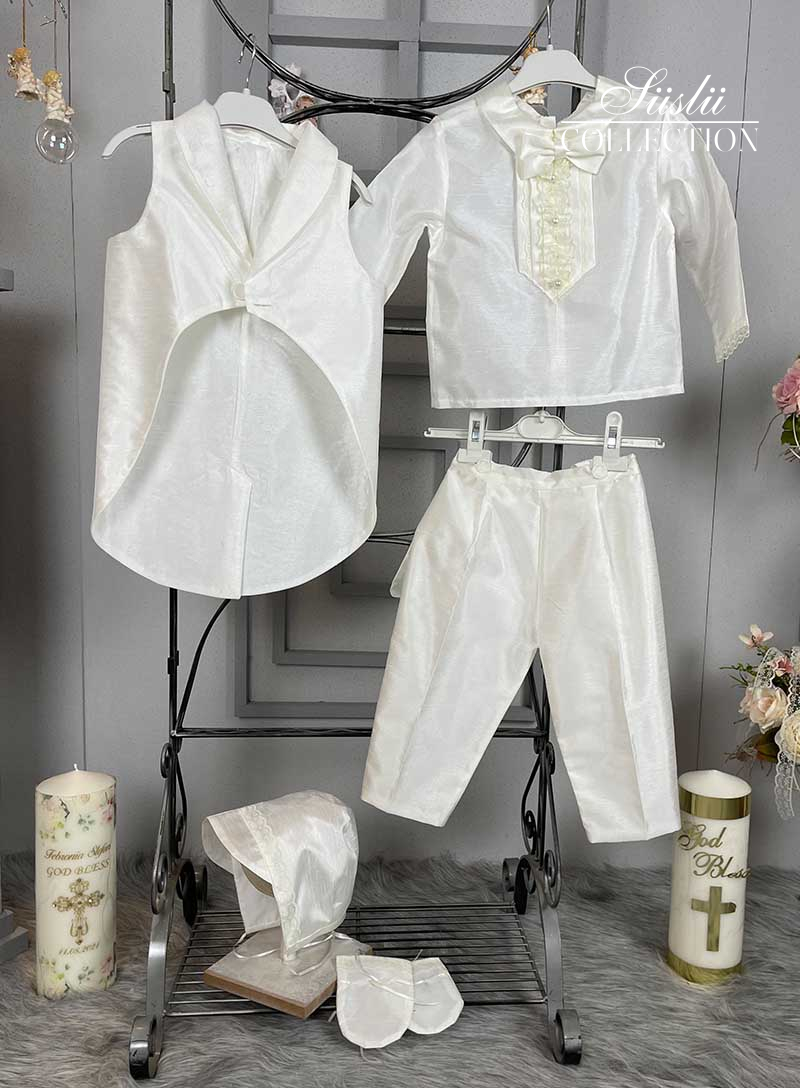 beyaz gomlekli salopet erkek vaftiz takimi erkek bebek vaftiz elbisesi 01