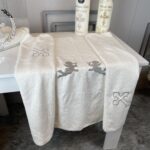angel embroidered baptism towel 02