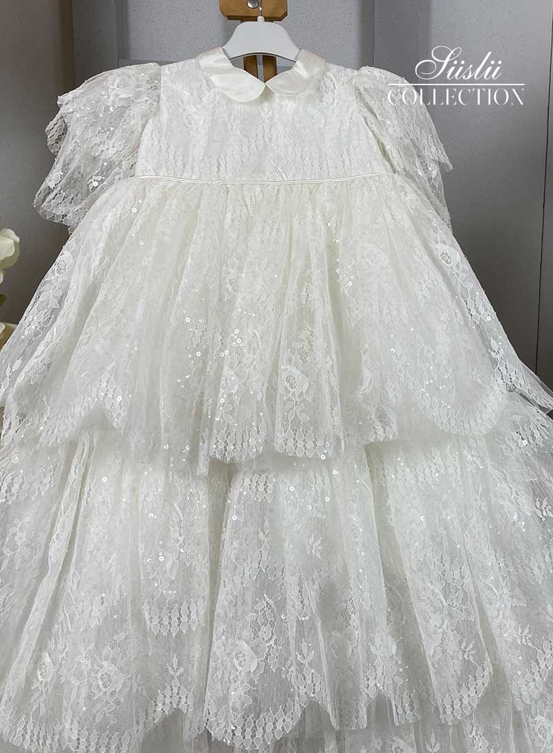 Touch of Vintage Baptism Gown  Carmen Creation
