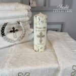 gold detailed baptism candle 02