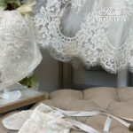 lace flower embroidered christening gown 08