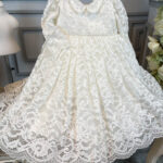 special lace embroidered baptism gown 02