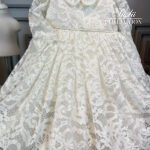 special lace embroidered baptism gown 04