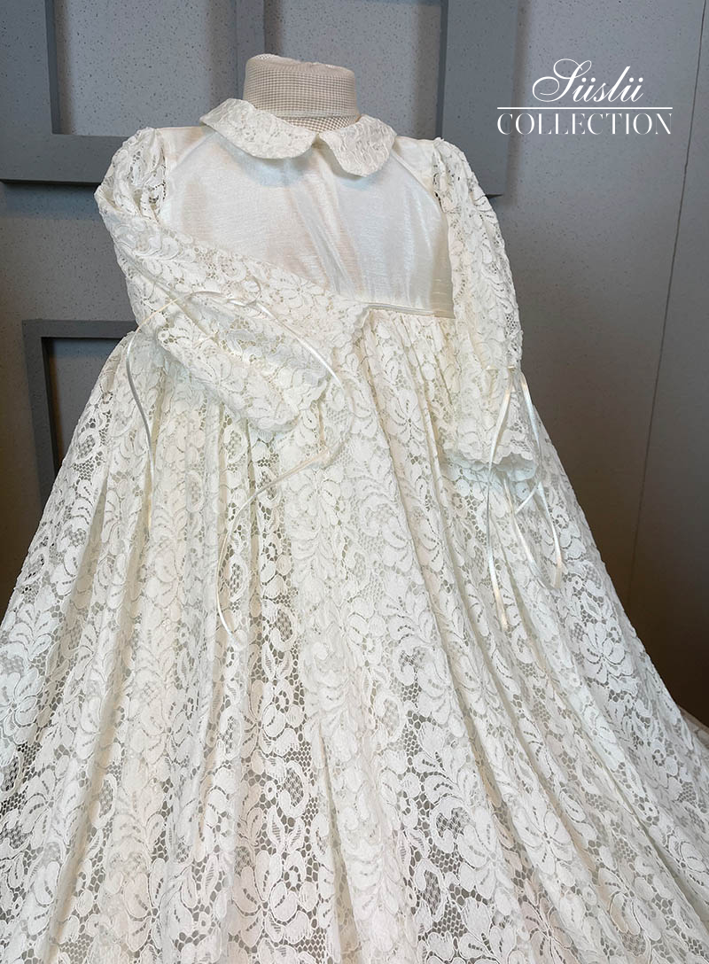 uzun dantel beyaz vaftiz elbisesi uzun elbise 03
