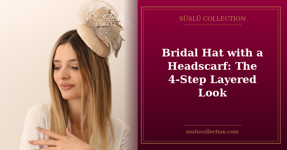 Bridal Hat with a Headscarf: The 4-Step Layered Look