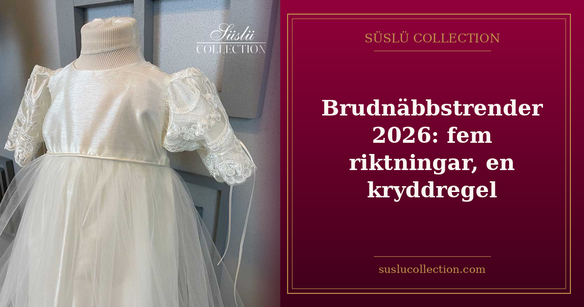 Brudnäbbstrender 2026: fem riktningar, en kryddregel
