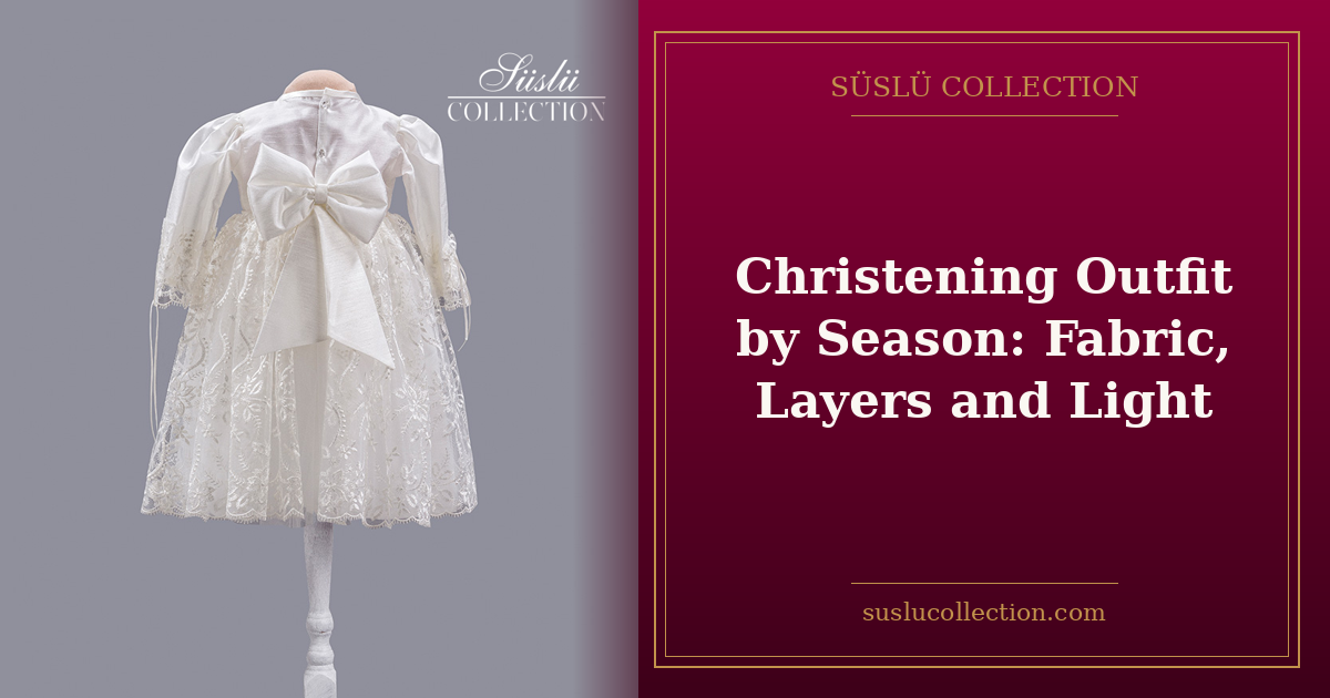 Christening Outfit by Season: Fabric, Layers and Light