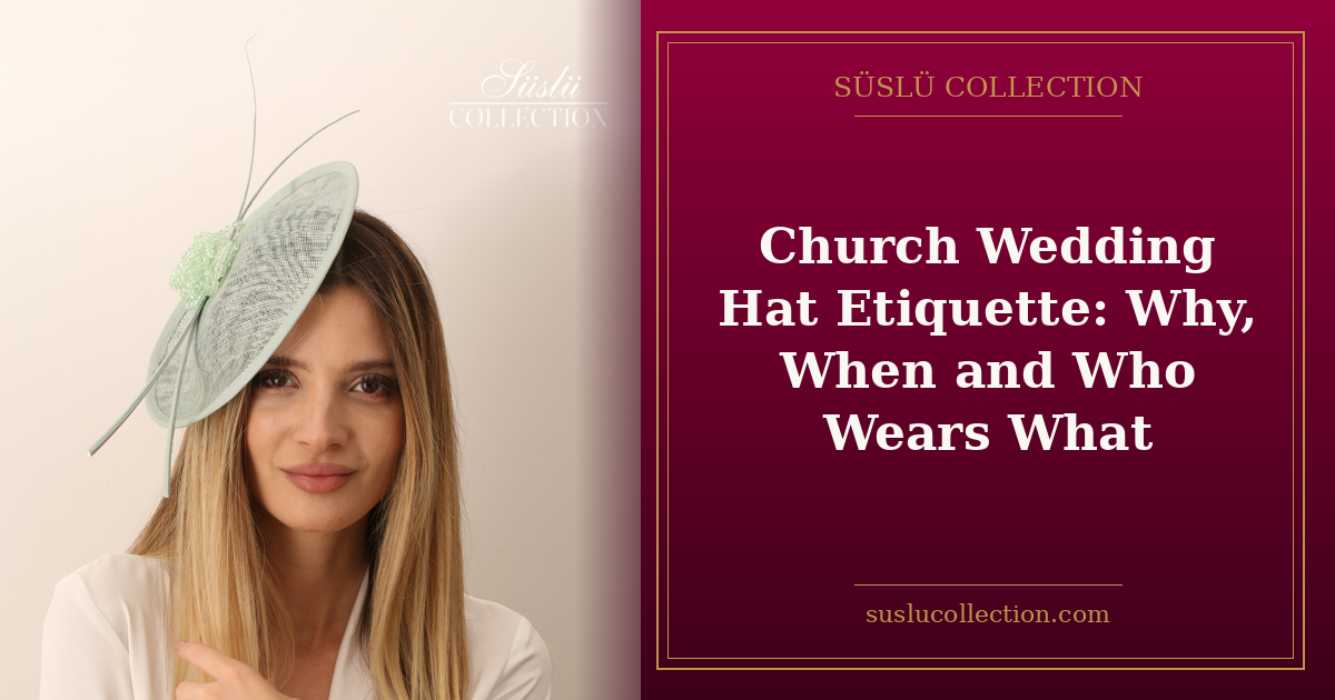 Church Wedding Hat Etiquette: Why, When and Who Wears What