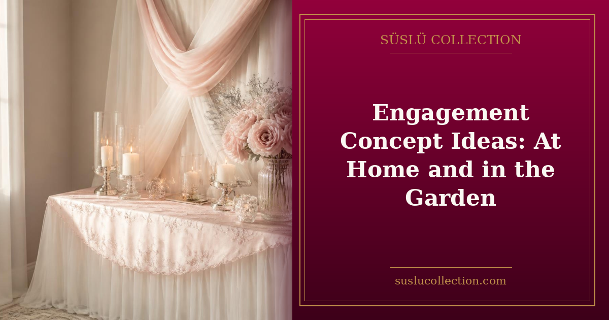Engagement Concept Ideas: At Home and in the Garden