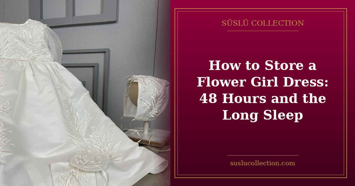 How to Store a Flower Girl Dress: 48 Hours and the Long Sleep