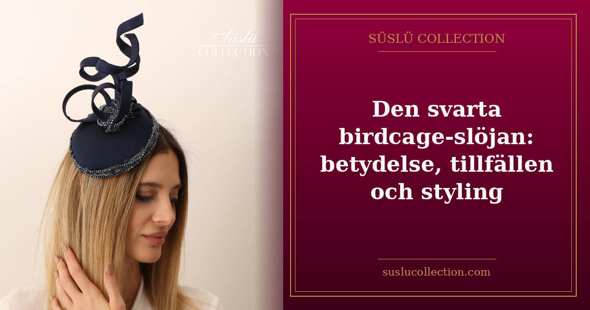 Den svarta birdcage-slöjan: betydelse, tillfällen och styling